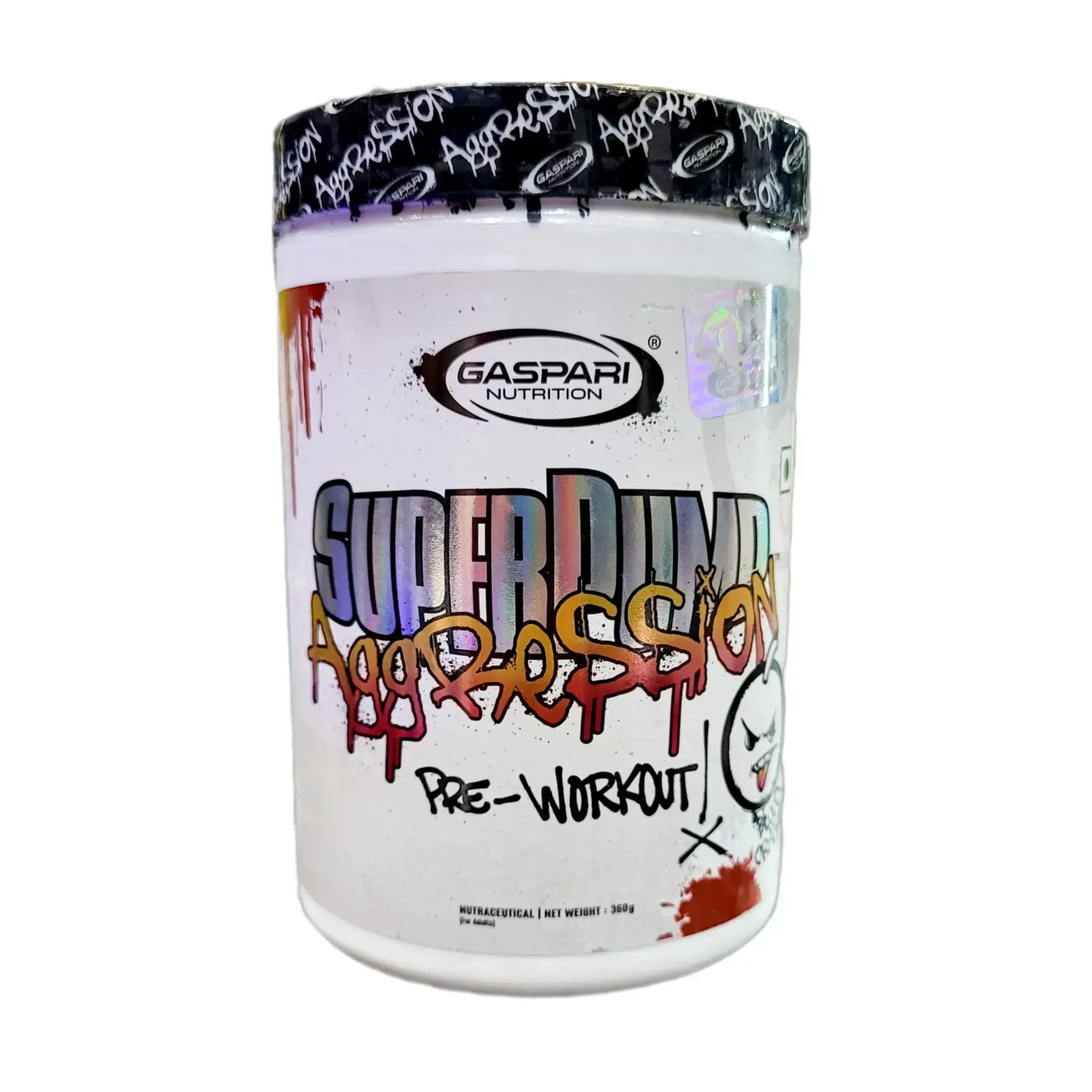Gaspari Nutrition Super Pump Aggression Pre-workout Berry Berry Angry, 360g