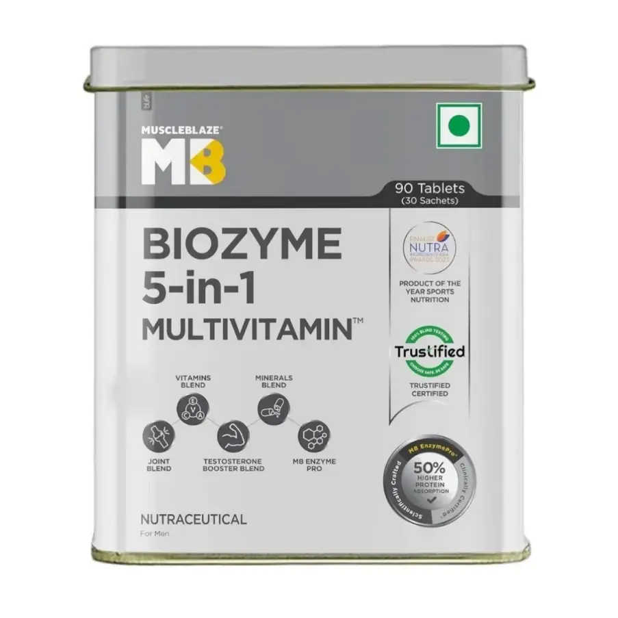 MuscleBlaze Biozyme 5-in-1 Multivitamin