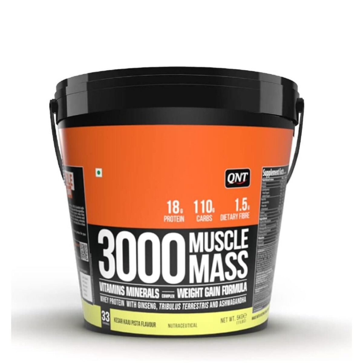 QNT 3000 Muscle Mass 5kg Kesar Kaju Pista