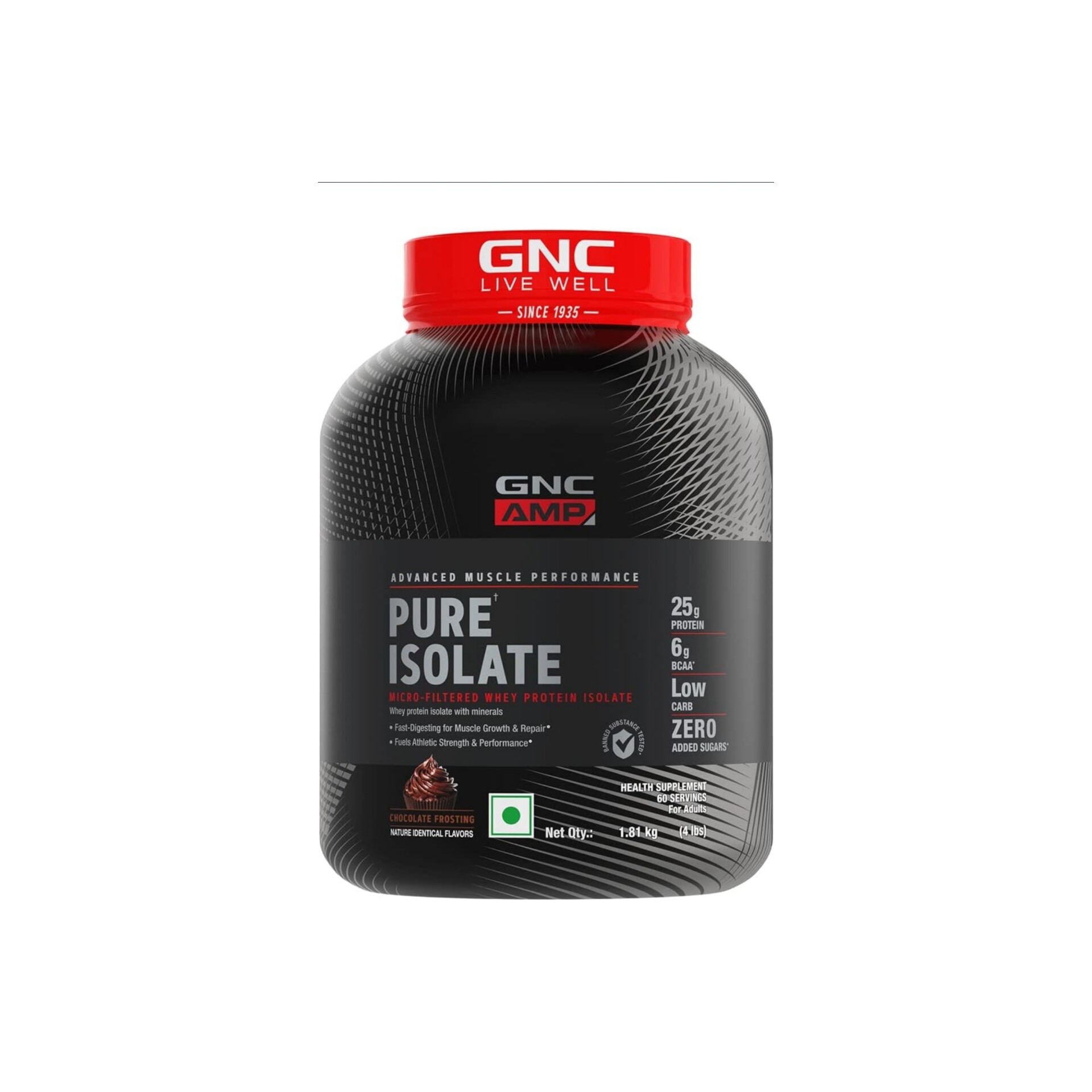 GNC AMP PURE ISOLATE Chocolate Frosting