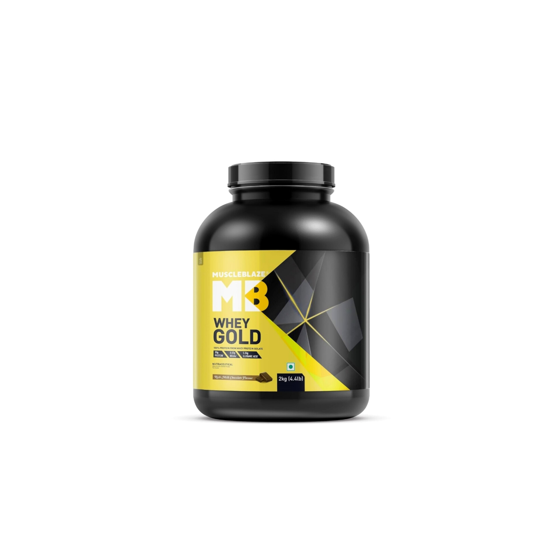 MUSCLEBLAZE Whey Gold Rich Milk Chocolate 2Kg (4.4lb) MB