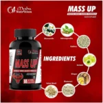 Mysha Nutrition Mass Up | 60 Capsules | Muscle Mass Gainer Formula - Image 3