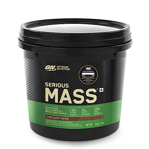 Optimum Nutrition ON Serious Mass 5kg Chocolate Flavour