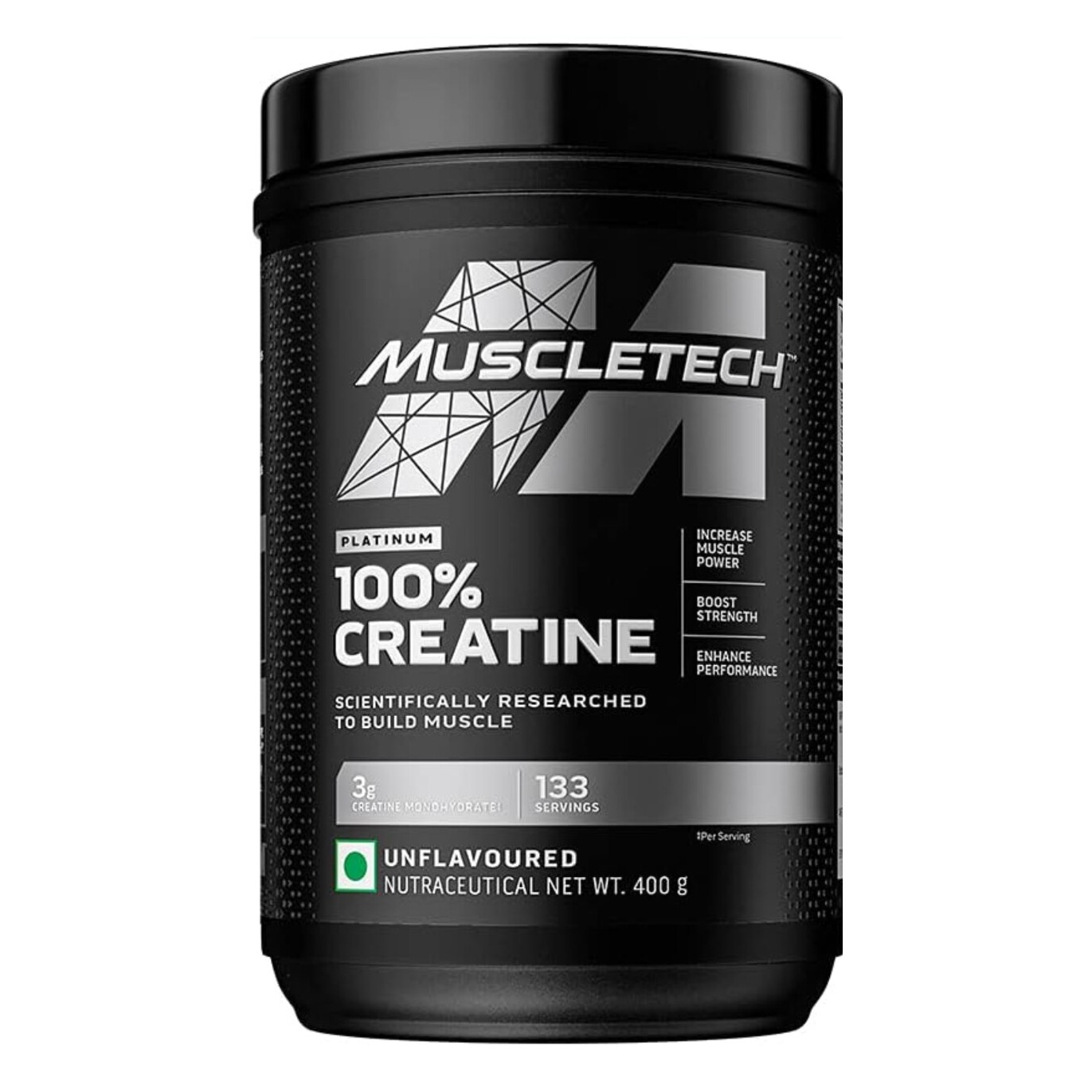 Muscletech 100% Creatine Monohydrate 400g Unflavoured