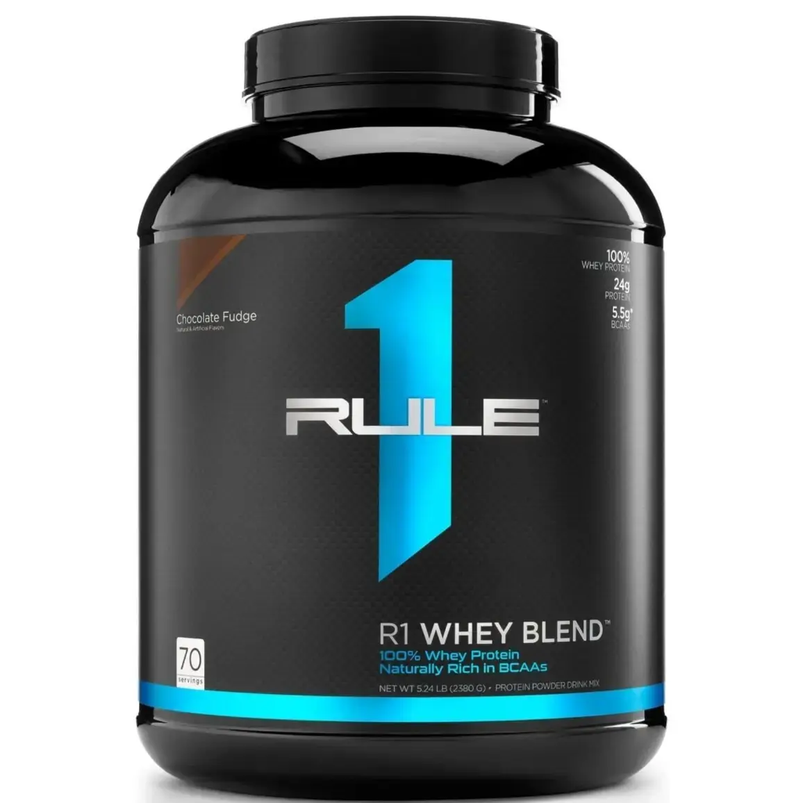 RULE 1 WHEY BLEND 5.02 LB, CHOCOLATE FUDGE, WHEY PROTEIN