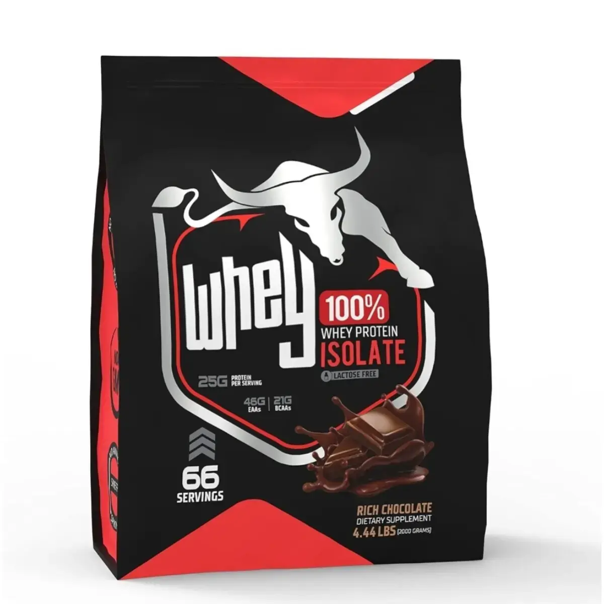 Bull Pharm Whey Isolate (4.44 lbs) Rich Chocolate | 100% Whey Protein Isolate
