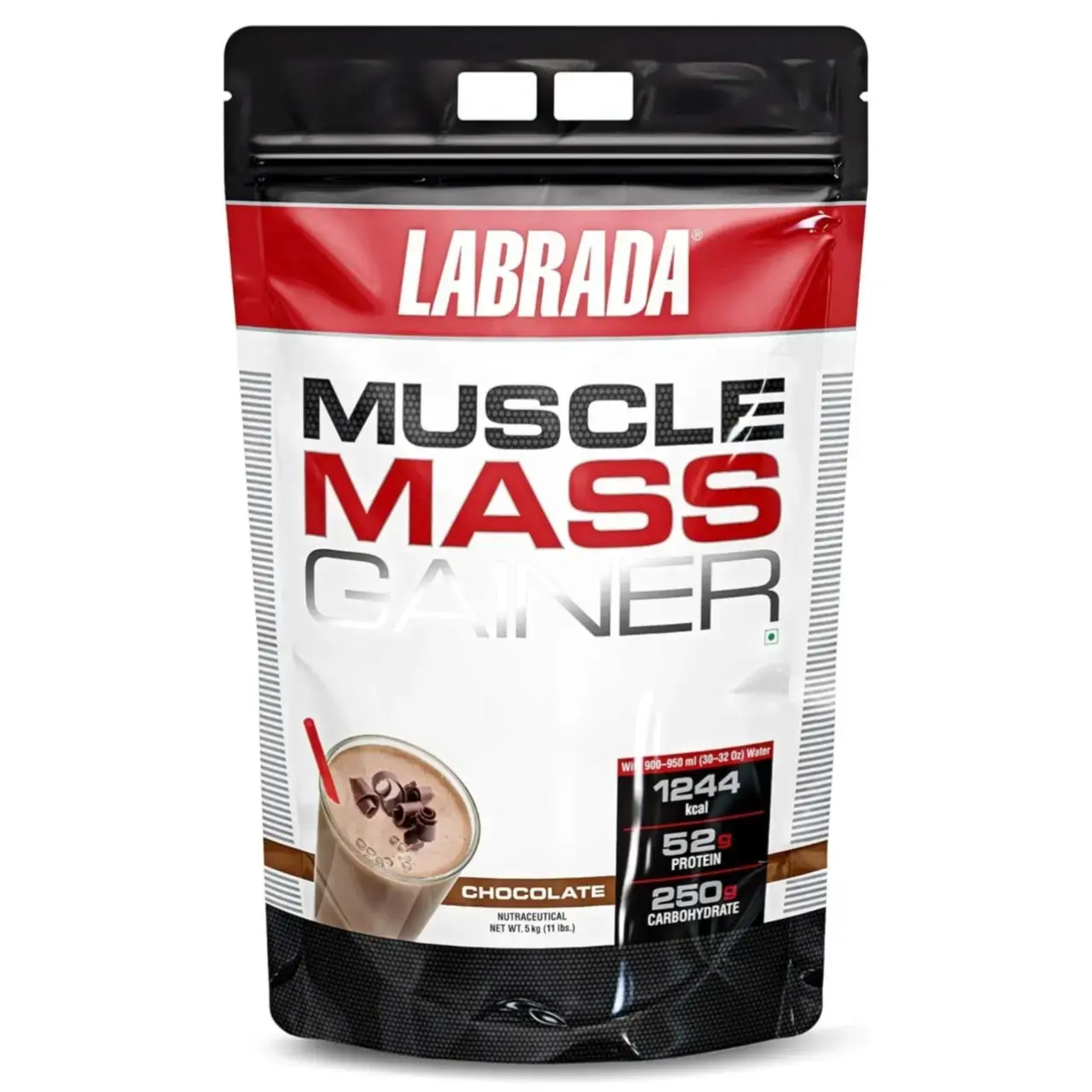 LABRADA Muscle Mass Gainer (5kg) Chocolate Flavour