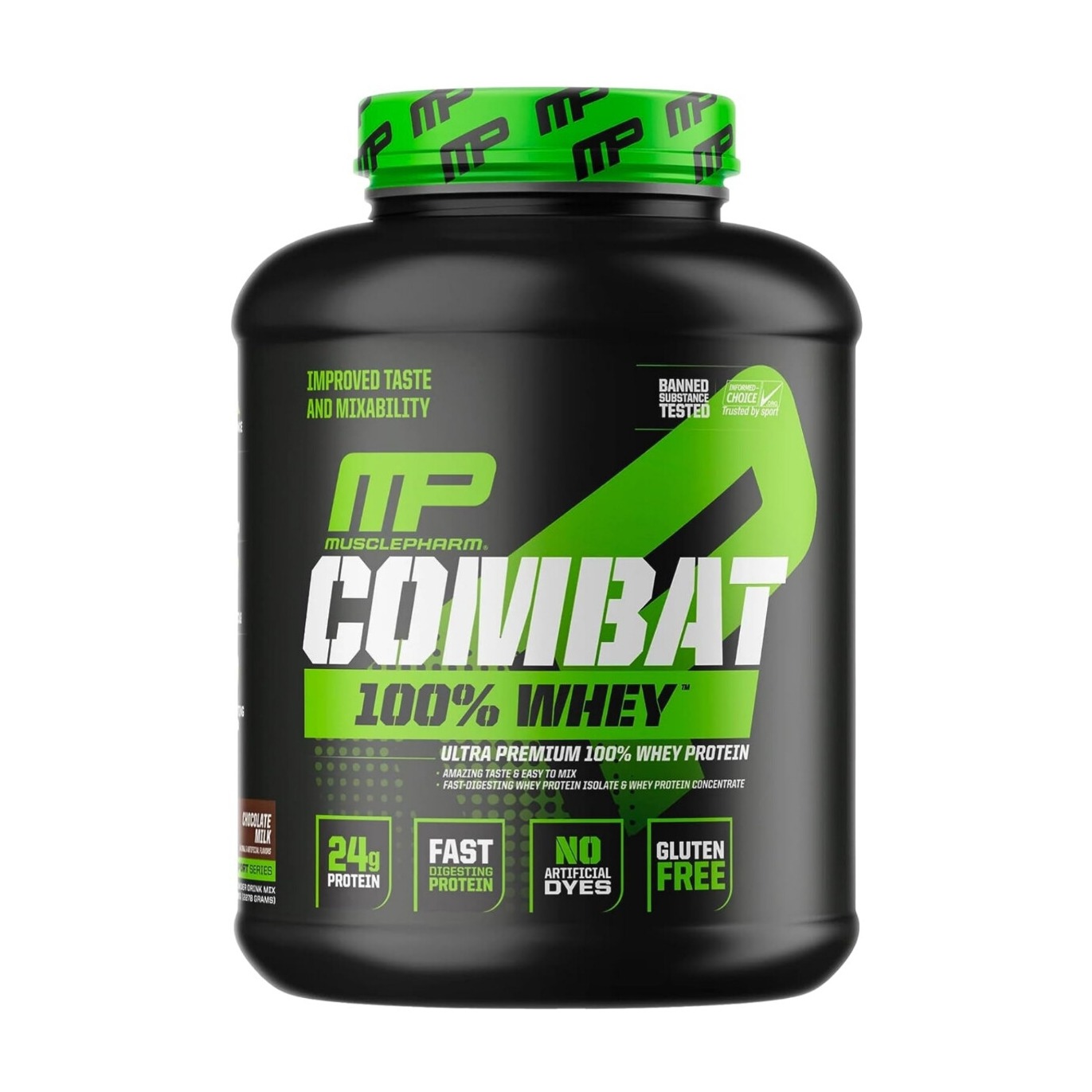 MusclePharm MP Combat 100% Whey Protein 5lbs Chocolate Milk