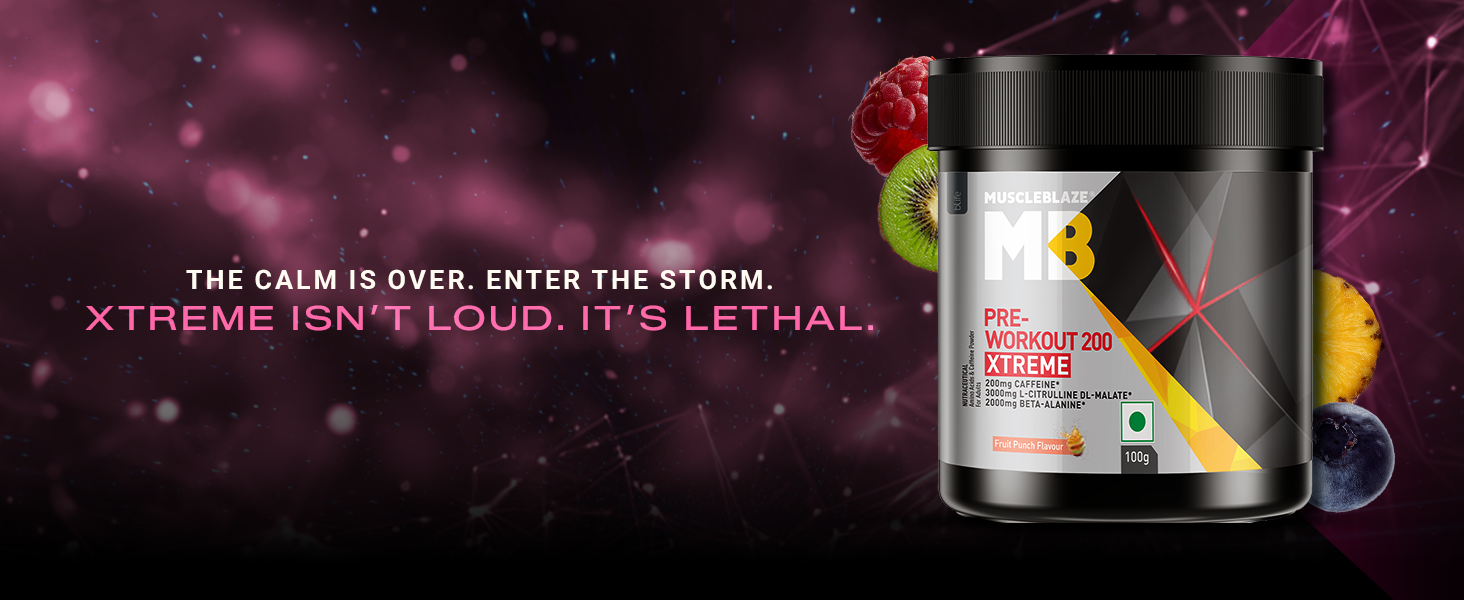 MuscleBlaze PRE Workout 200 Xtreme