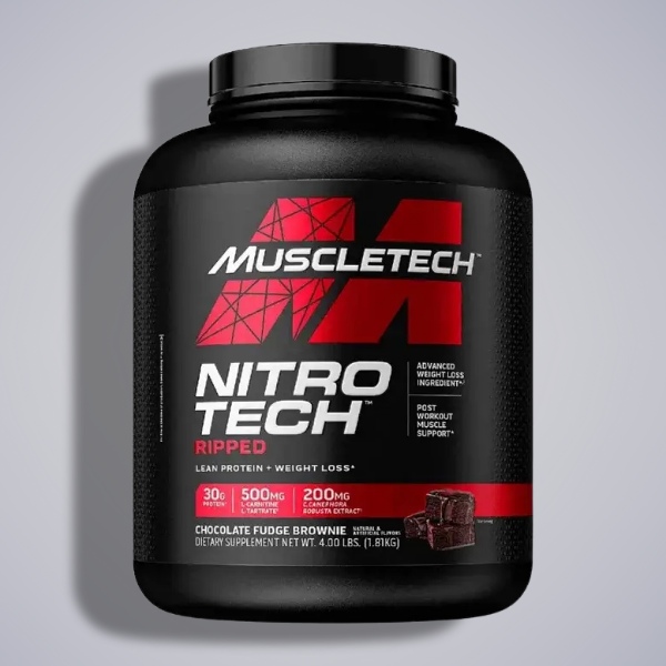 Muscletech Nitrotech Ripped 4Lbs Chocolate Fudge Brownie