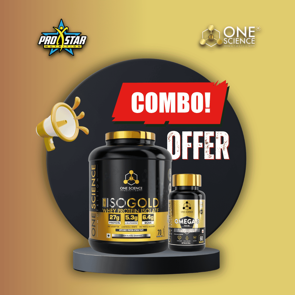 PROSTAR COMBO ONE SCIENCE ISO GOLD 5LB+FREE ONE SCIENCE OMEGA 3